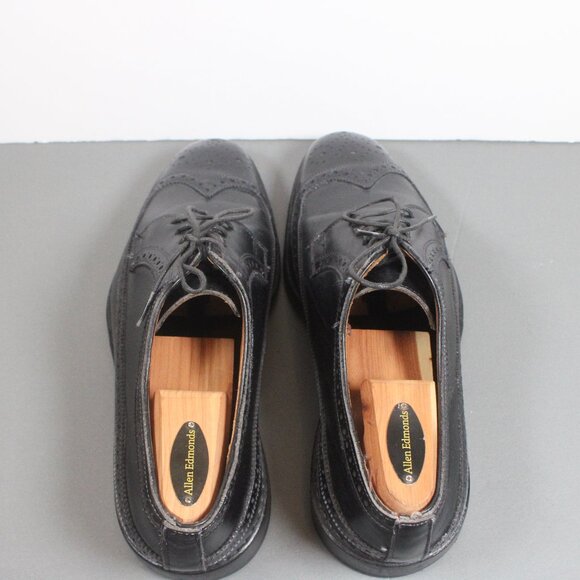Allen‎ Edmonds Black Leather Oxfords Men’s Size 9.5